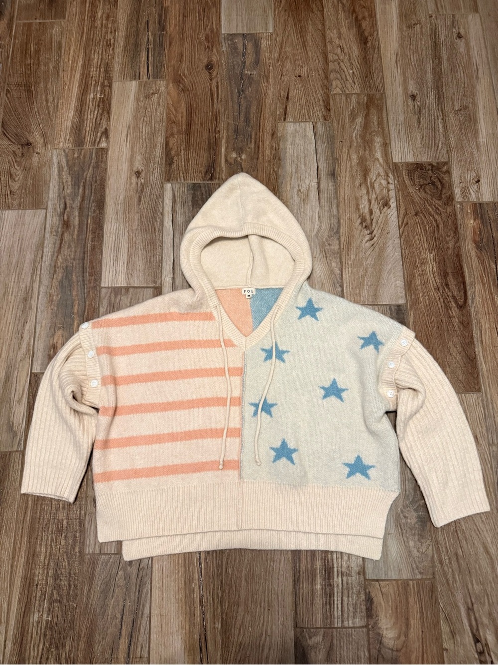 POL Stars & Stripes Oversized Hoodie